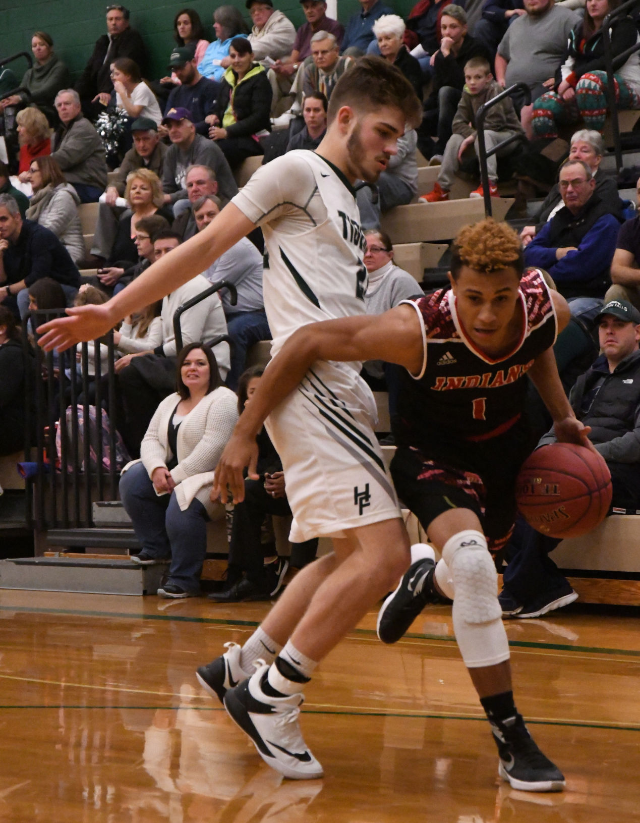 Glens Falls vs Hudson Falls boys basketball